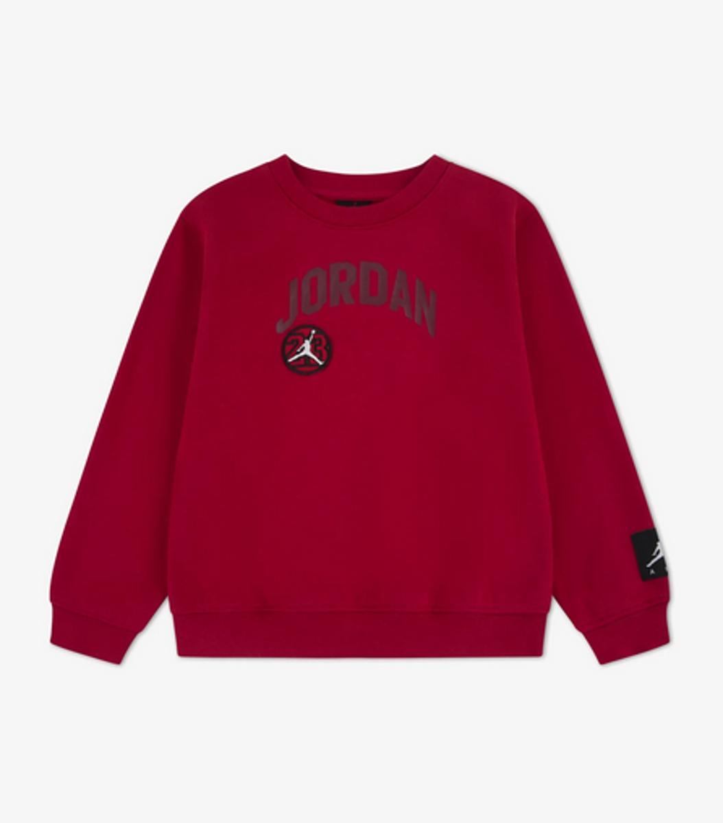 Jordan MJ Dynasty Felpa Girocollo Ragazzi Rosso