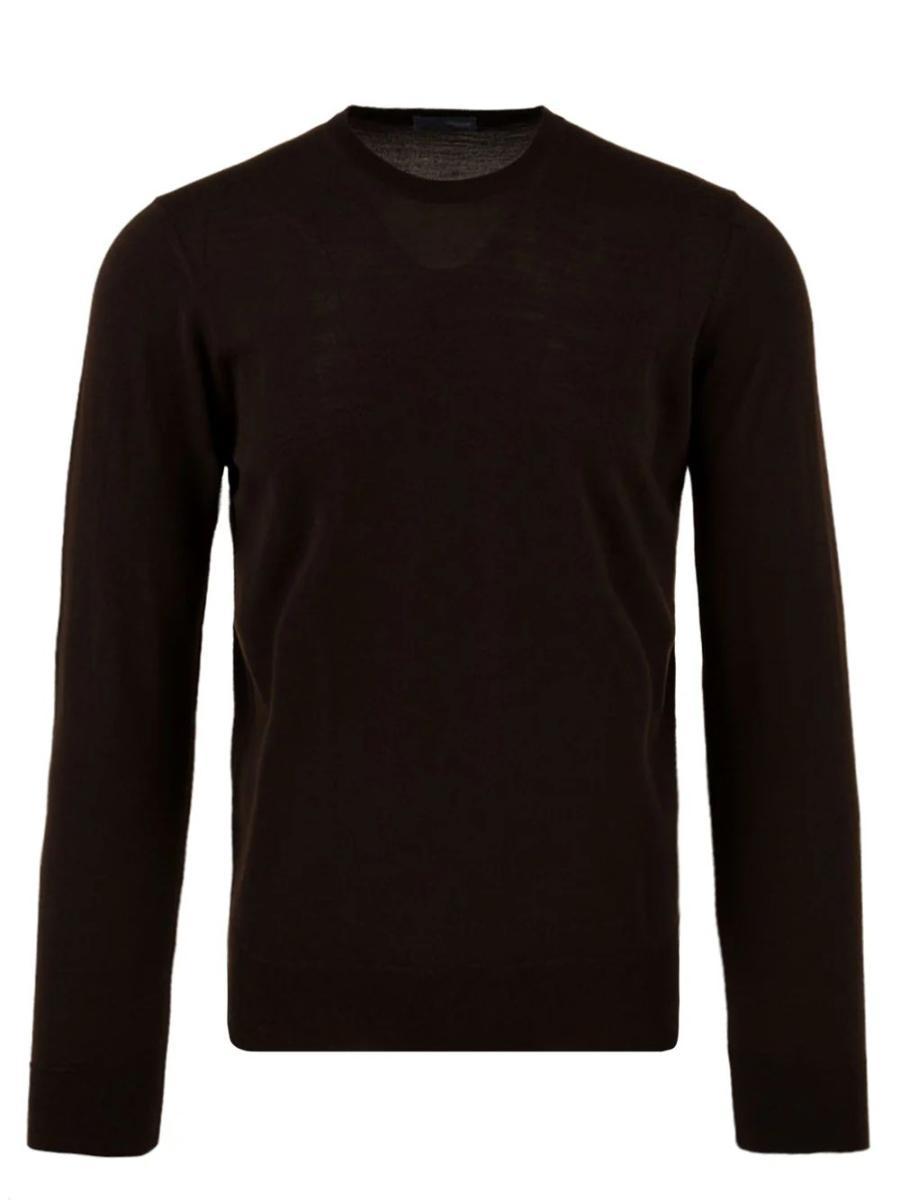 Maglione girocollo rasato DRUMOHR Uomo - Marrone