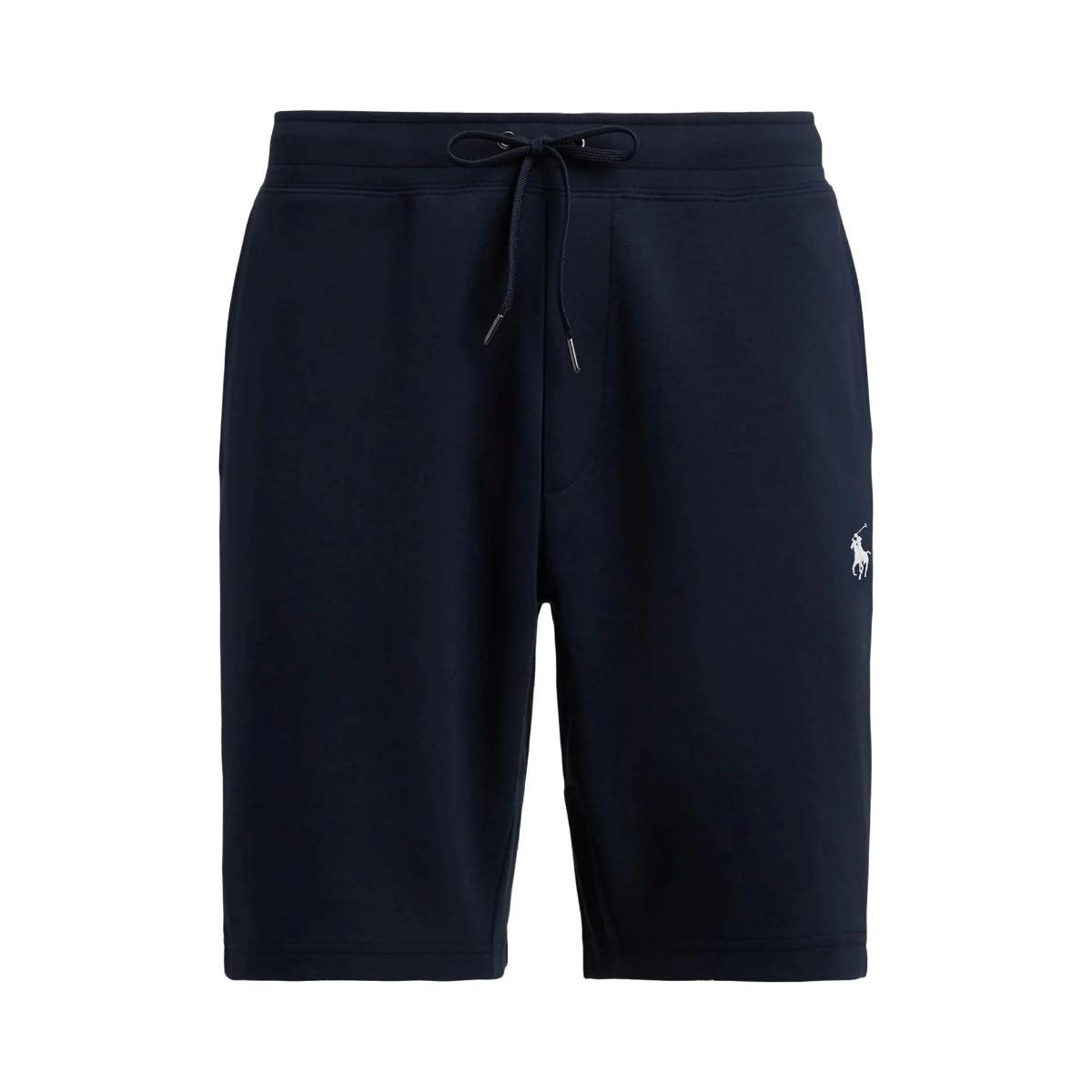 POLO RALPH LAUREN Bermuda in Misto Cotone in Blu Navy con Logo