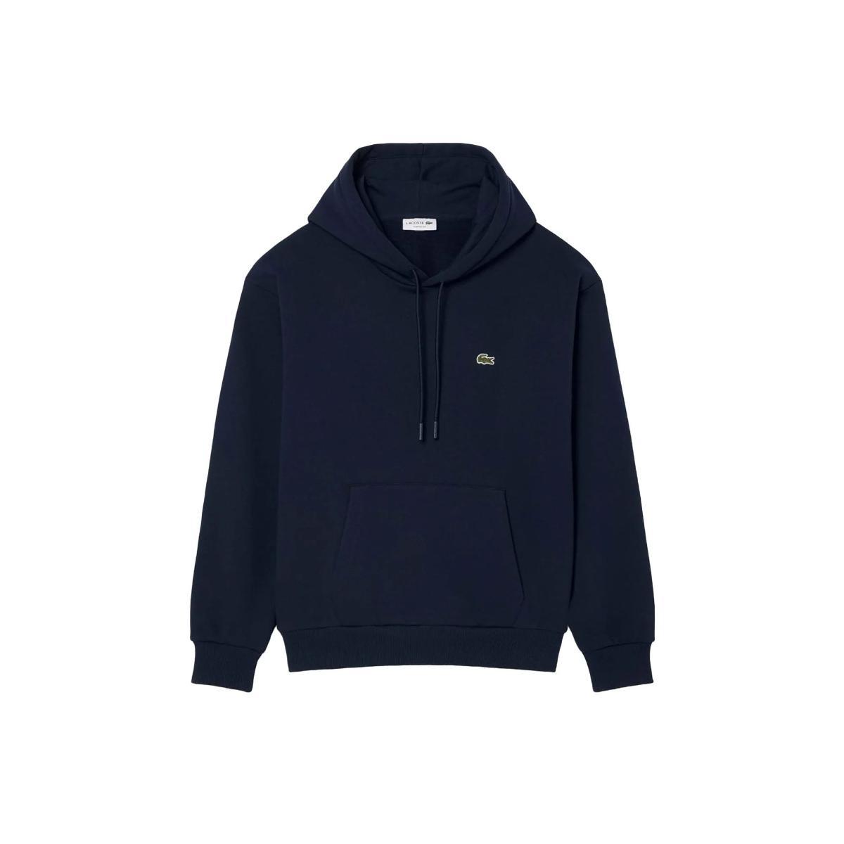 Felpa Uomo Navy con tasca a marsupio