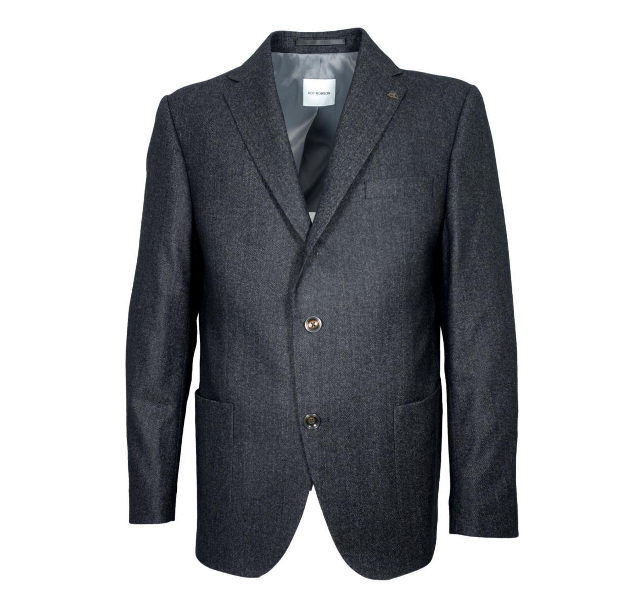 ROY ROBSON Giacca Uomo 15526 in Lana e Cashmere Regular Fit Colore Nero