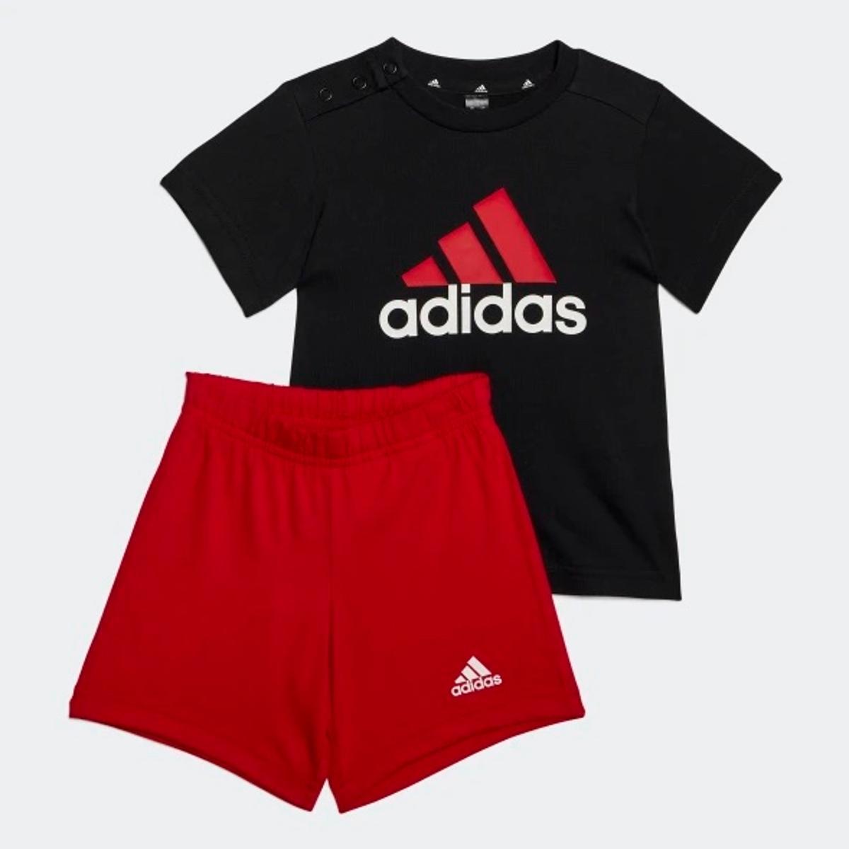 adidas Essentials Organic Cotton Tee And Shorts Set Pantaloni tuta Unisex - Bimbi 0-24