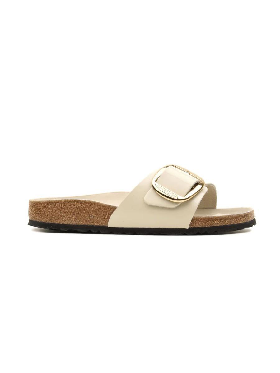 Ciabatta Madrid Big Buckle Natural Leather BIRKENSTOCK Donna