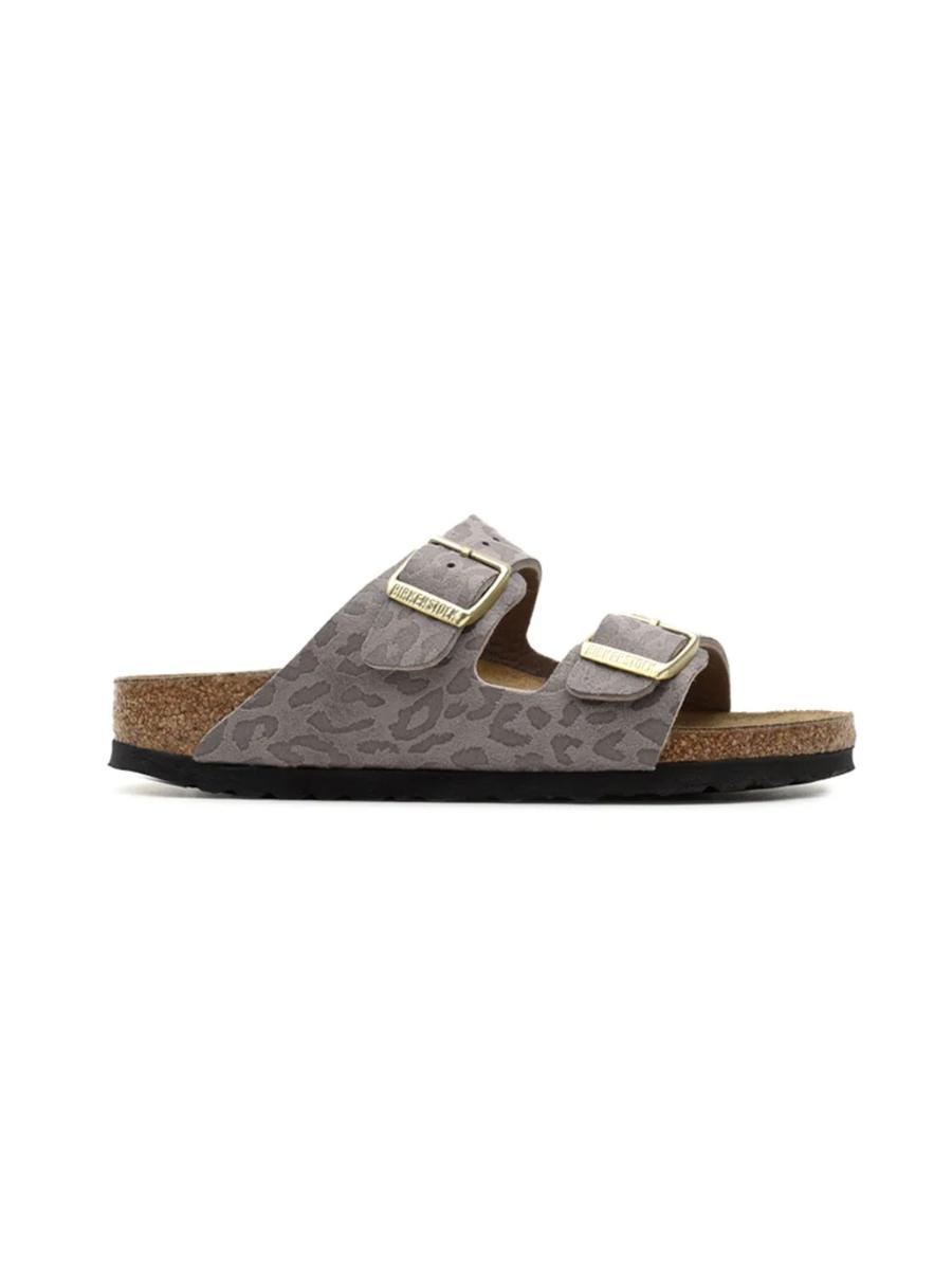 Sandalo Arizona Leo Synthetics BIRKENSTOCK Donna - Gray Taupe