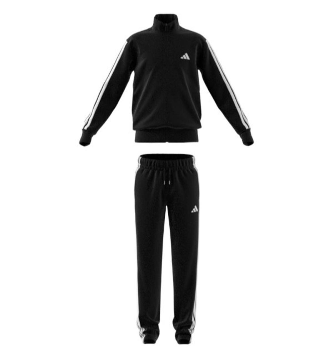adidas Unisex - Bambini e ragazzi ESSENTIALS CLIMACOOL STRIPES TRACKSUIT