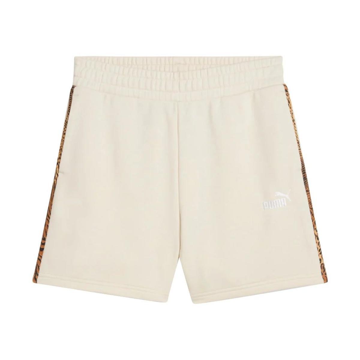 Puma - Ess Graphic Animal Shorts 5" TR, Pantaloncini Lavorati a Maglia Donna