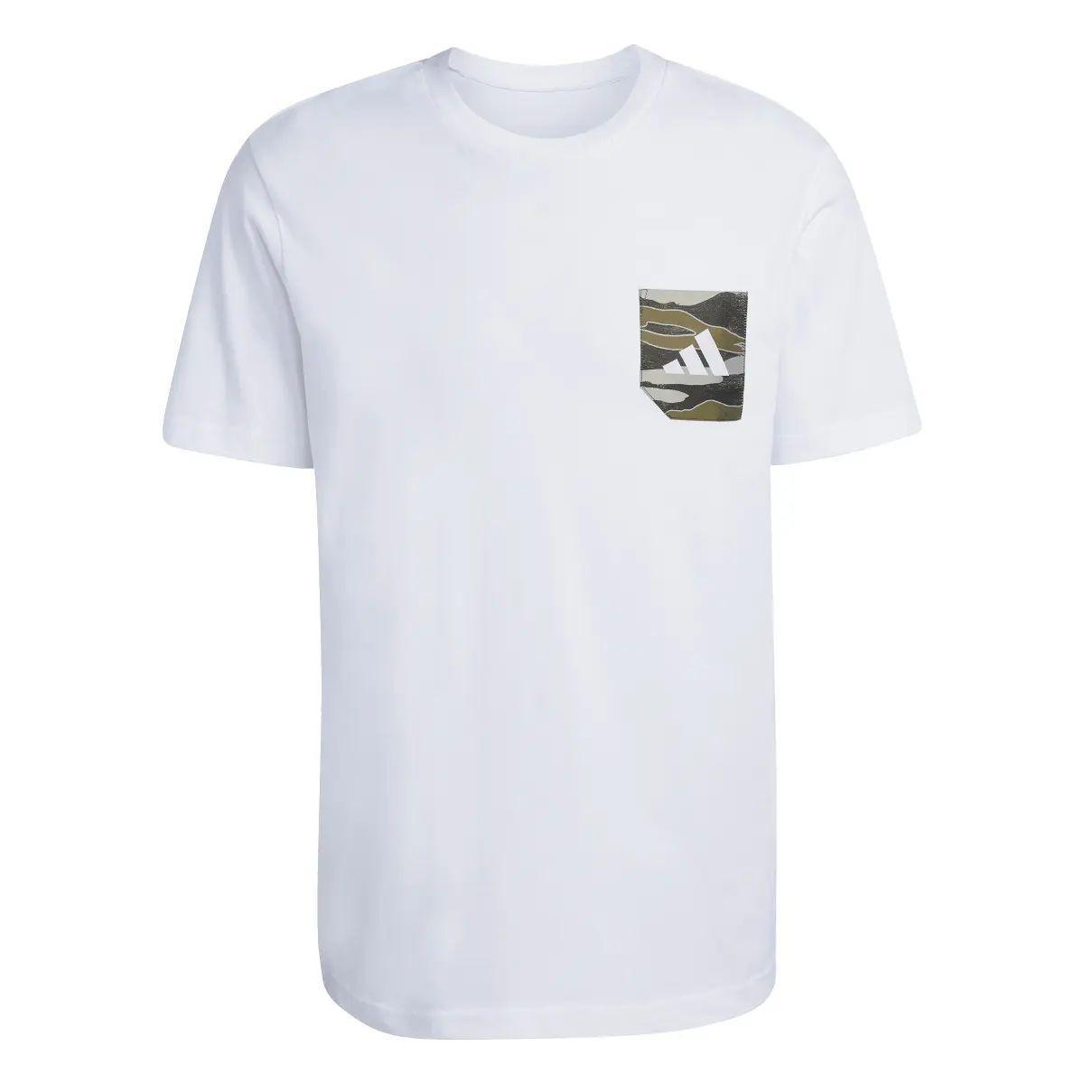 adidas Camo Woven Pocket Graphic T-Shirt Maglietta Grafica (Manica Corta) Uomo (Pacco da 1)