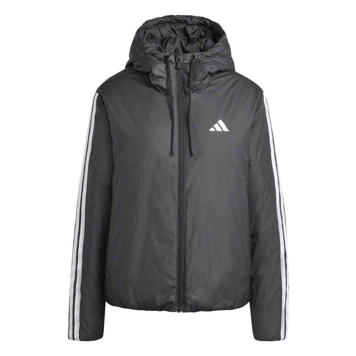 adidas Essentials Climawarm 3 Stripes Insulation Hooded S Giacca Donna (Pacco da 1)