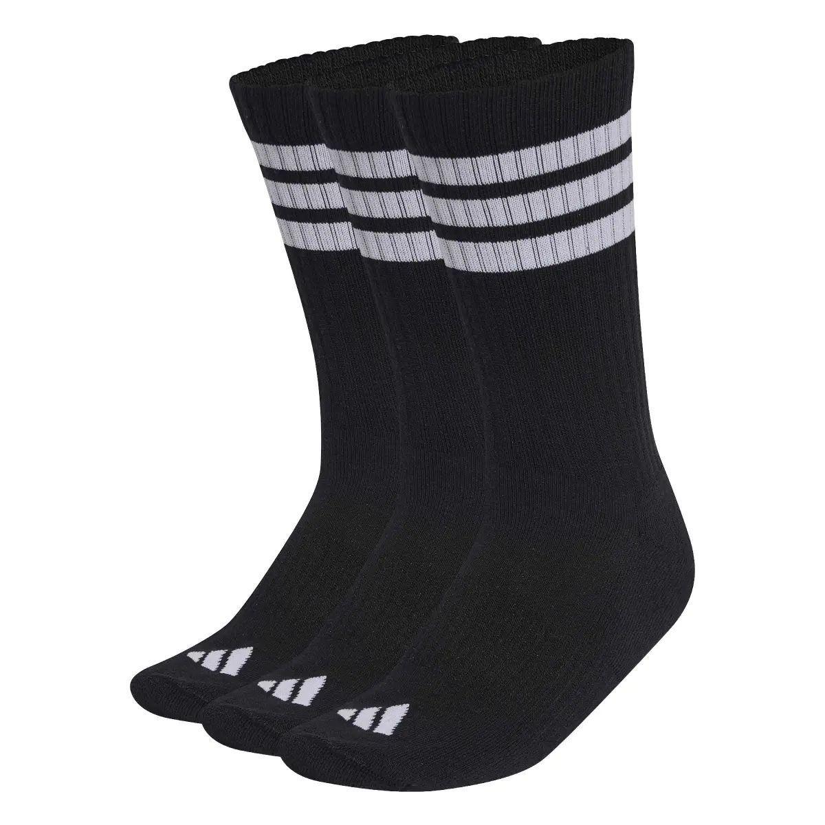 adidas Unisex Calze 3-Stripes imbottite a metà polpaccio confezione da 3 paia