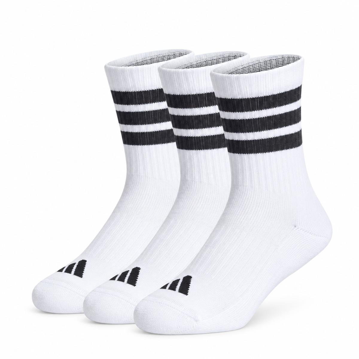 adidas Kids Calzettoni 3-Stripes imbottiti confezione da 3 paia bambini e bambine