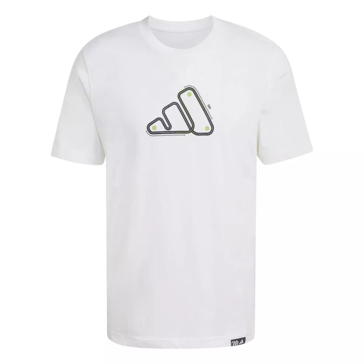 adidas Motorsport Track Graphic T-Shirt Maglietta Grafica (Manica Corta) Uomo (Pacco da 1)