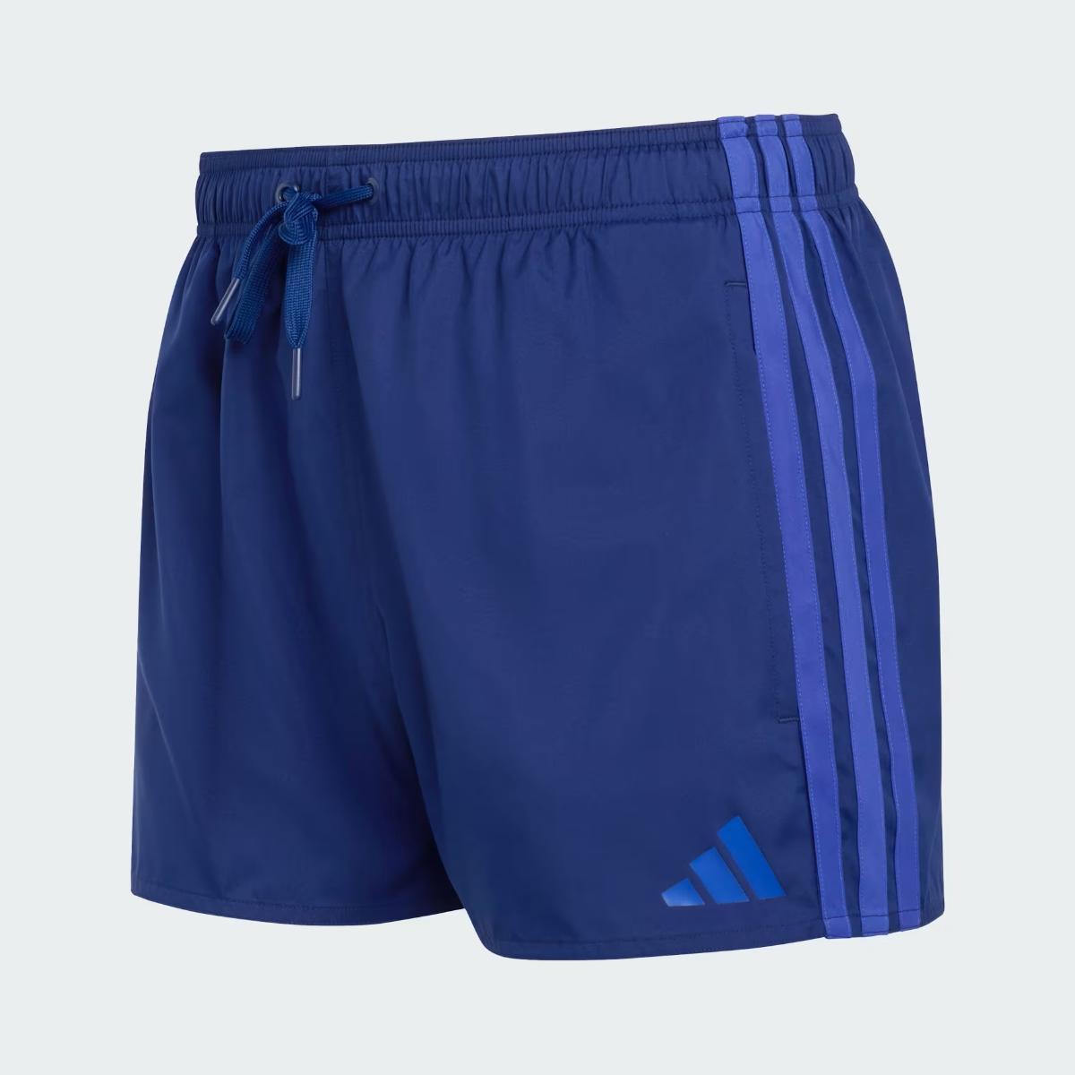 adidas Men Pantaloncini da Bagno a 3 Strisce da 3 Pollici