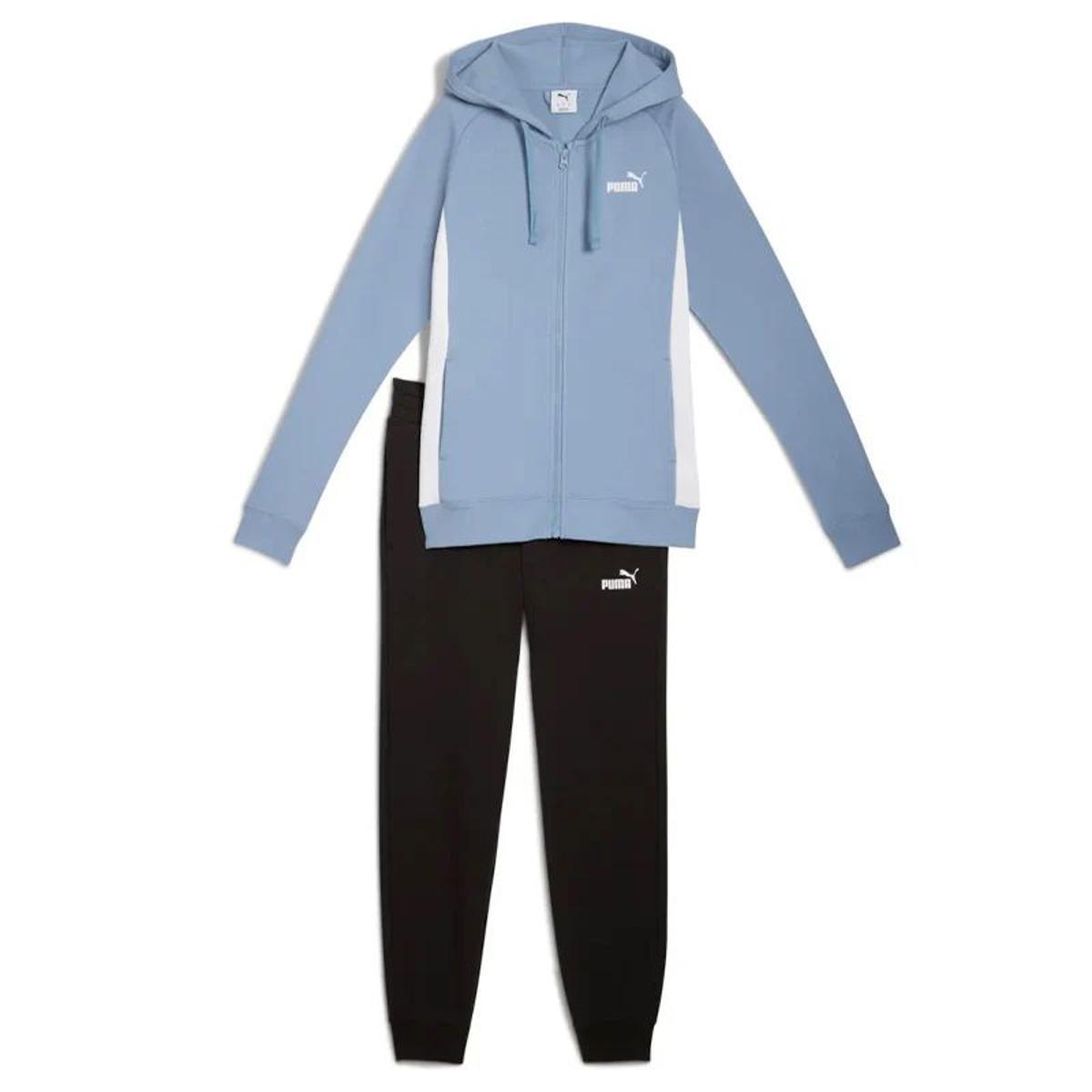 Puma Tuta da Donna con Cappuccio e Zip Nera Codice 690738-01