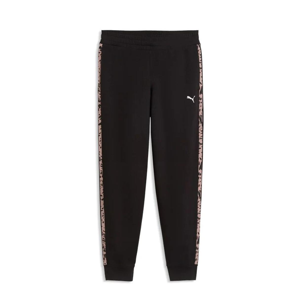 PUMA - Ess Graphic Animal Comfort Pants TR Cl, Pantaloni in Maglia Donna