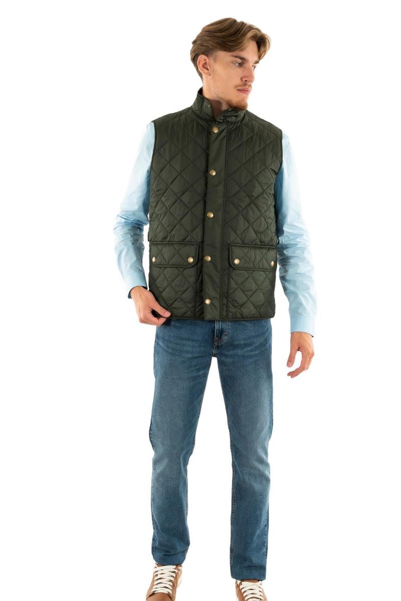 Barbour Gilet Lowerdale da uomo, salvia