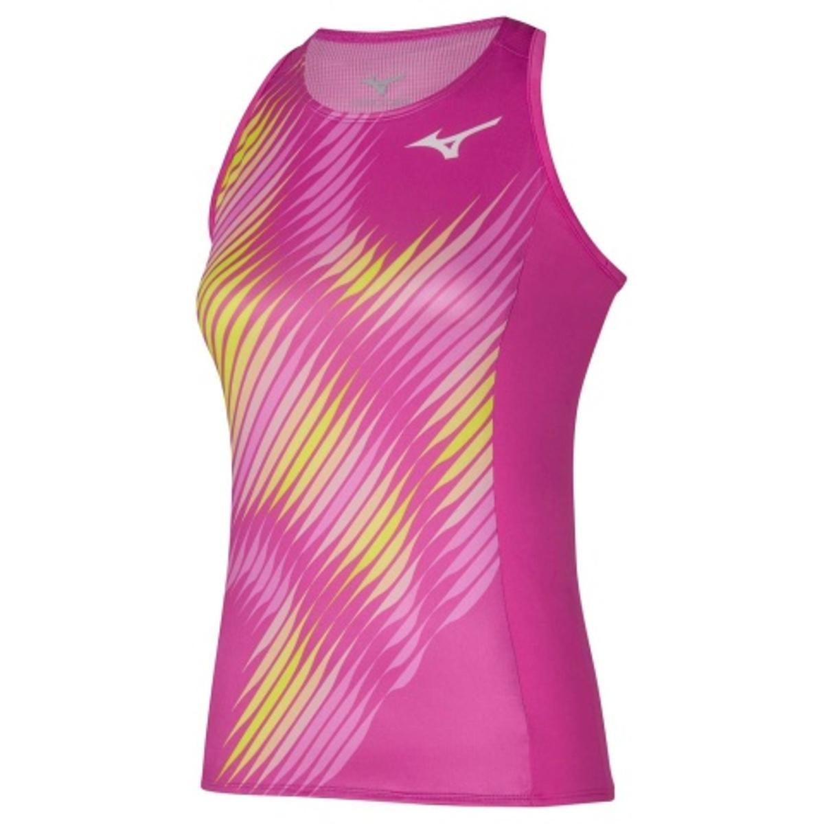 Mizuno Tank Stampato Canotta Senza Maniche Donna