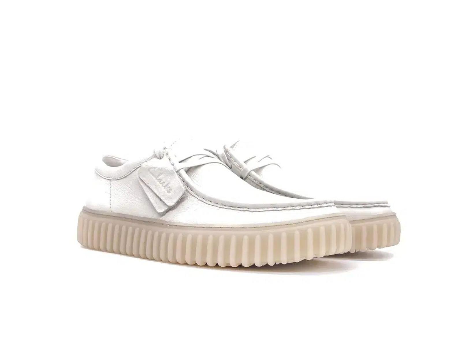 Clarks TORHILL Lo White Leather