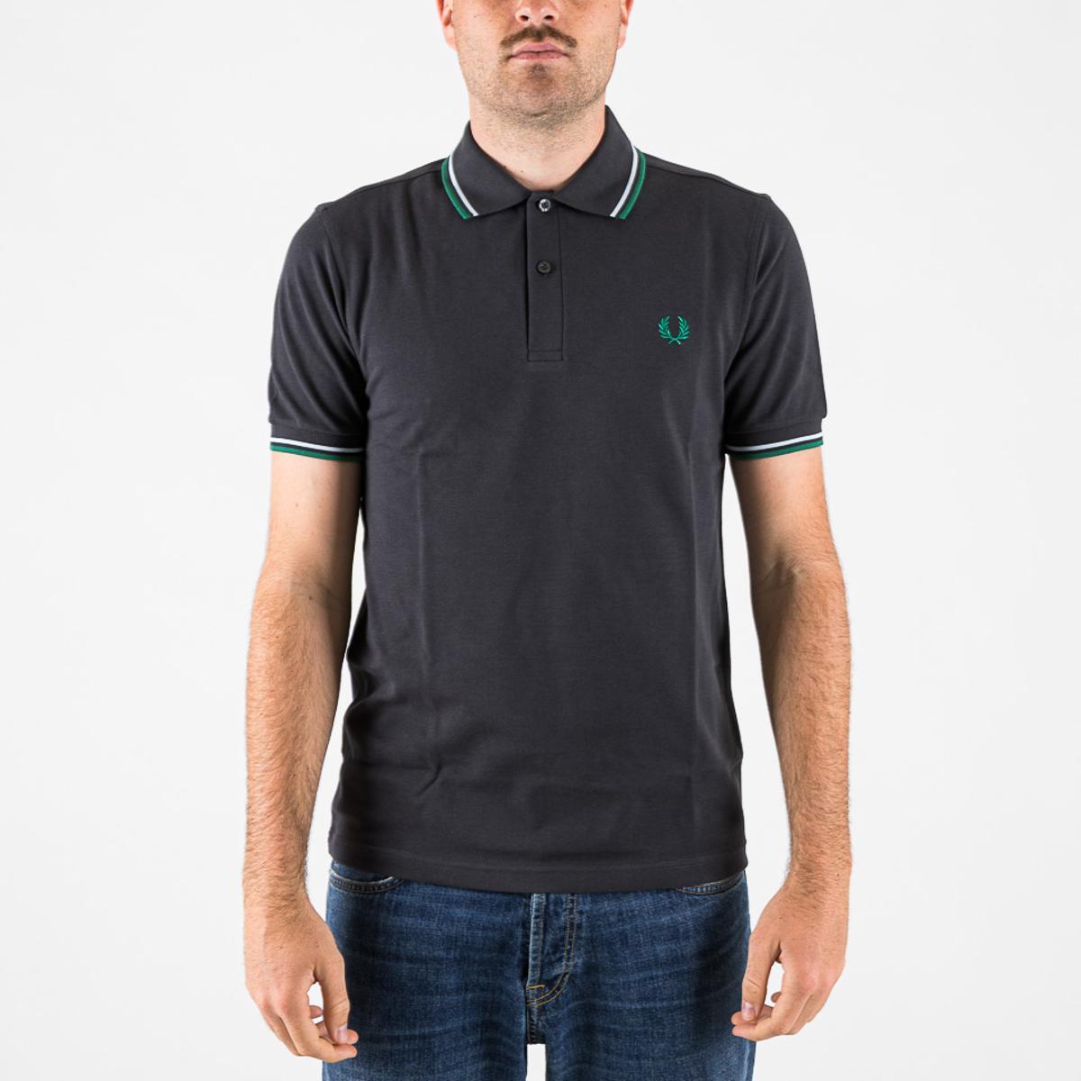Fred Perry Polo mm3600 85a grsrts/stkbl/oxb
