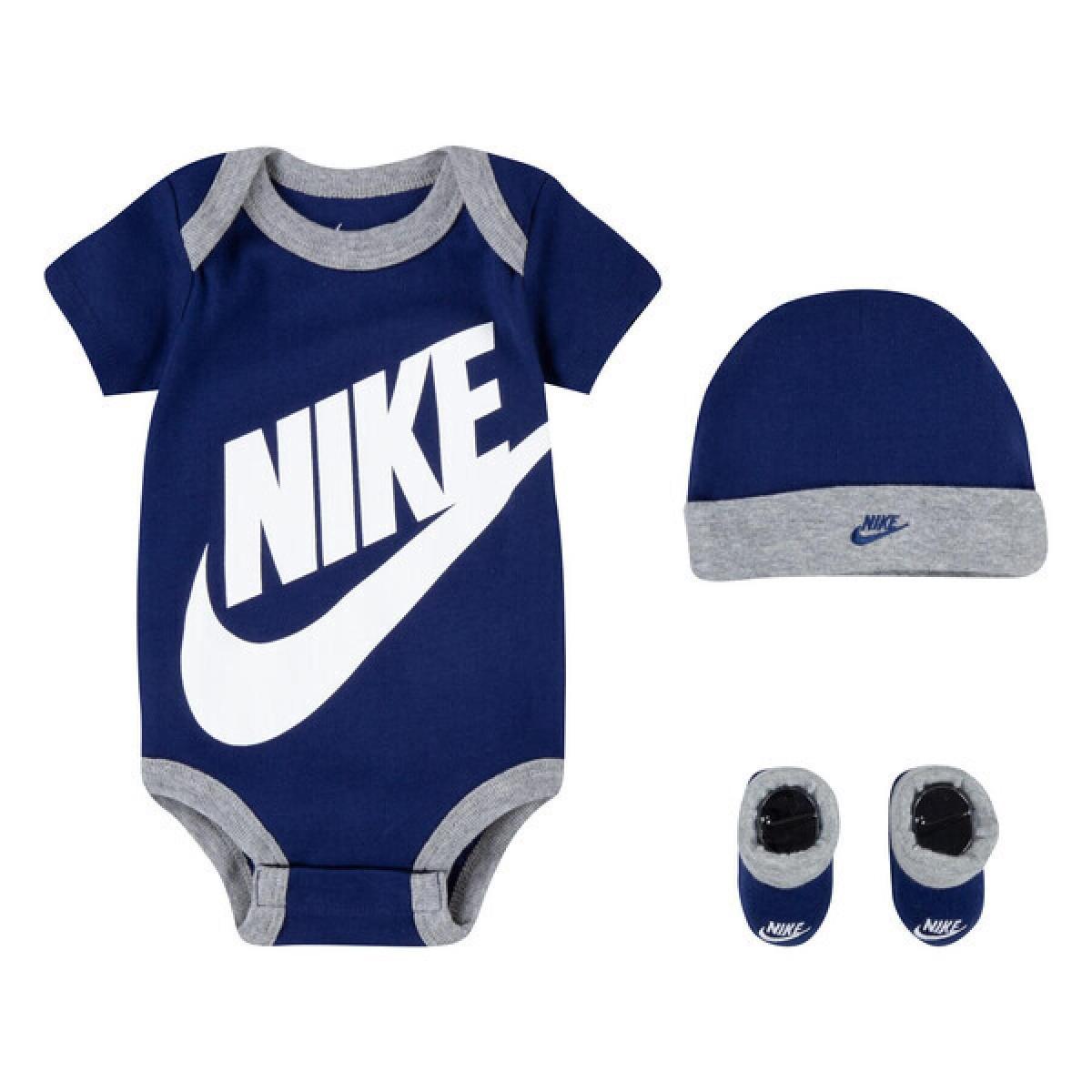 NIKE Futura Logo Set di magliette per bambino e neonato Unisex - Bimbi 0-24 (Pacco da 1)