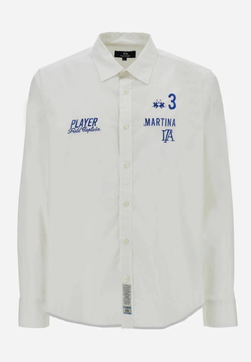 La Martina - Camicie Bianco art.MCC601PP483