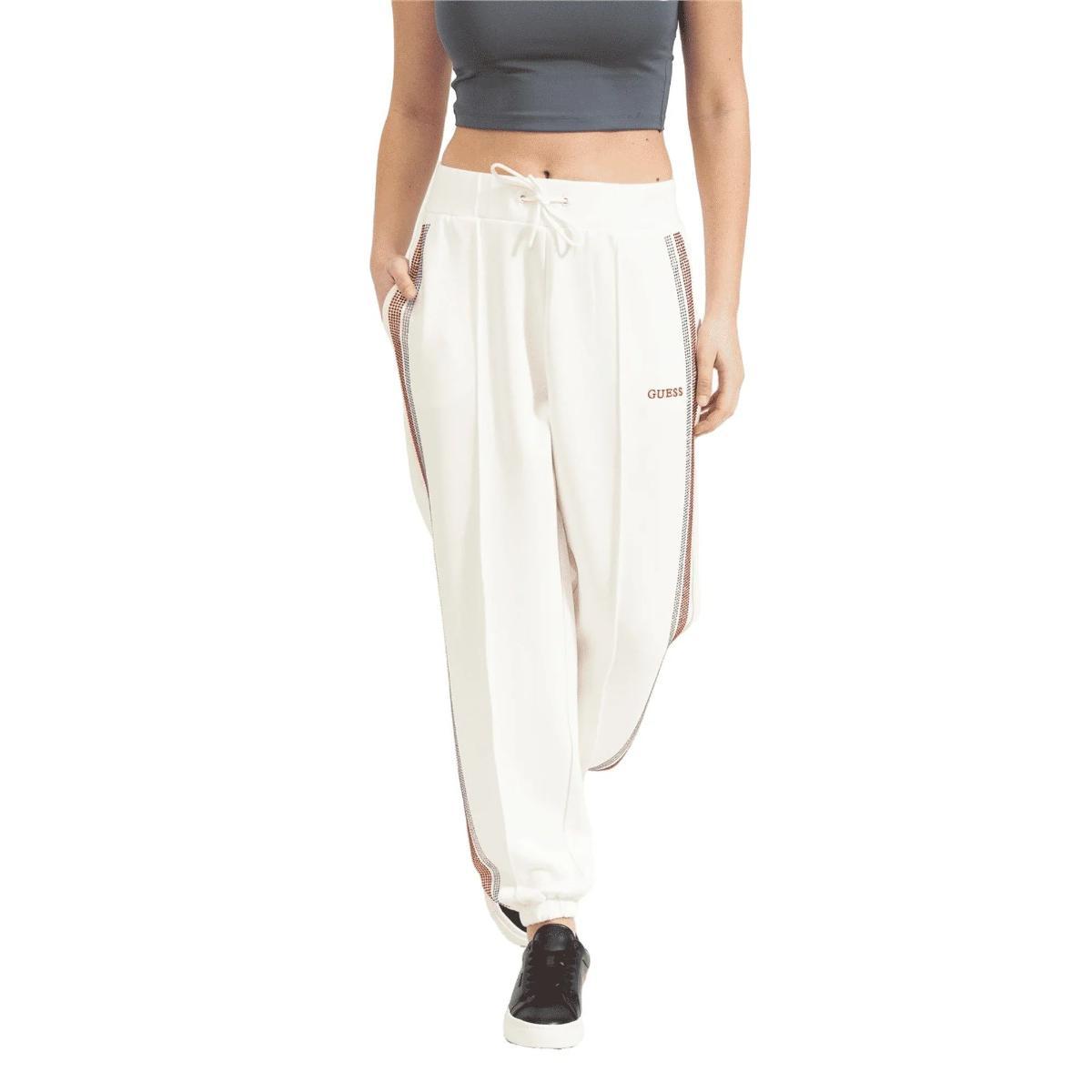 Guess Pantaloni Bianco V6RB01 KCAY2