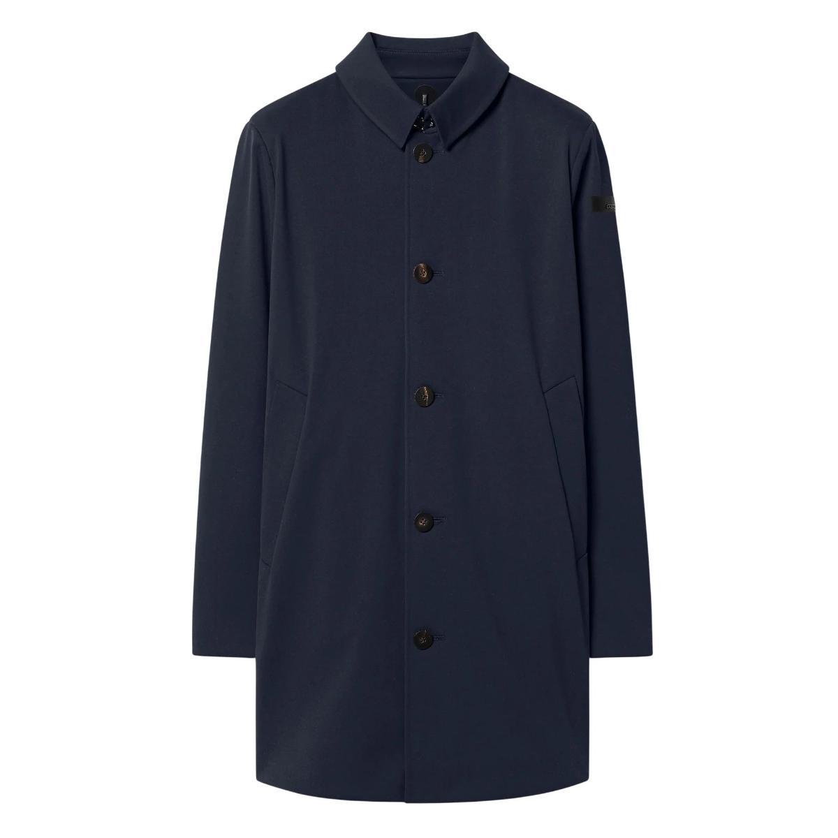Cappotto Uomo Blu effetto opaco