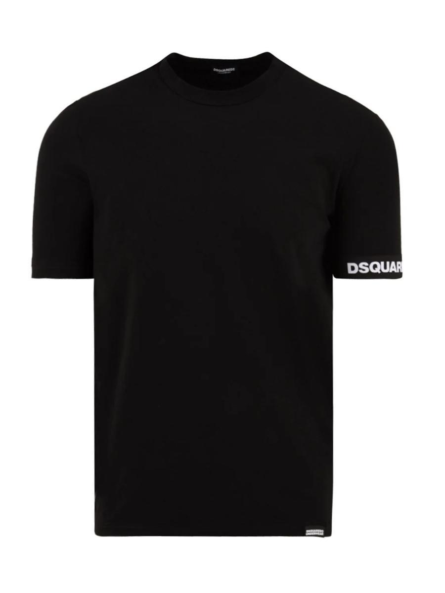T-shirt intima round neck DSQUARED2 Uomo - Nero