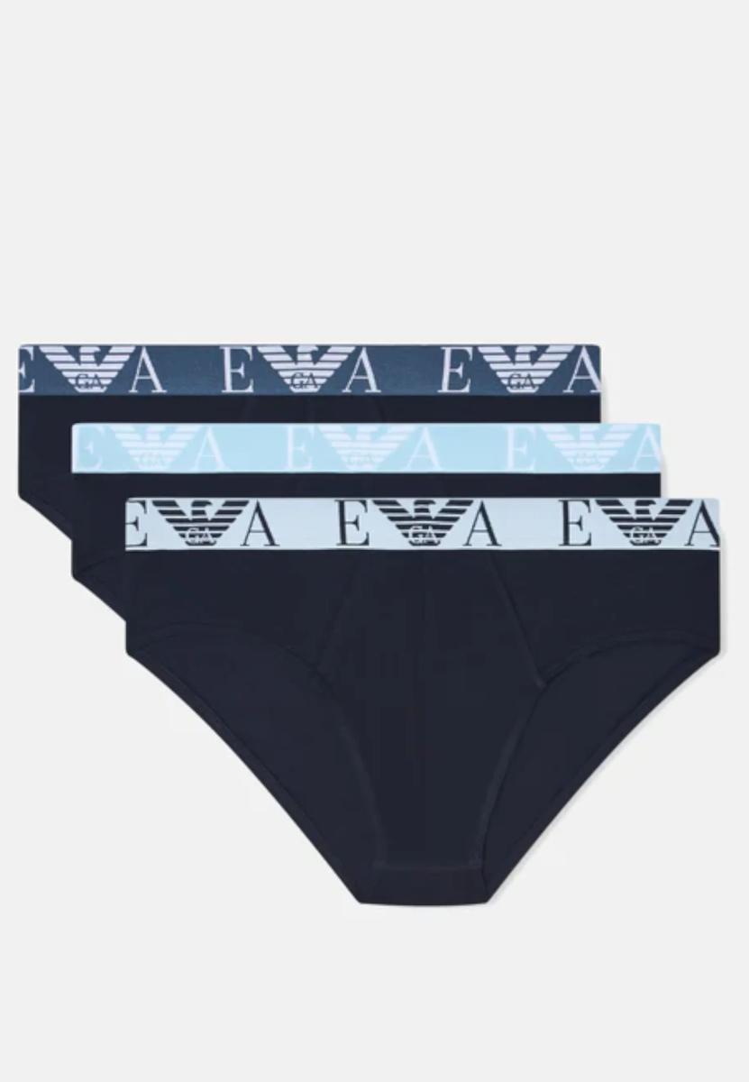 Emporio Armani 3-Pack Brief Mutande da Uomo Uomo