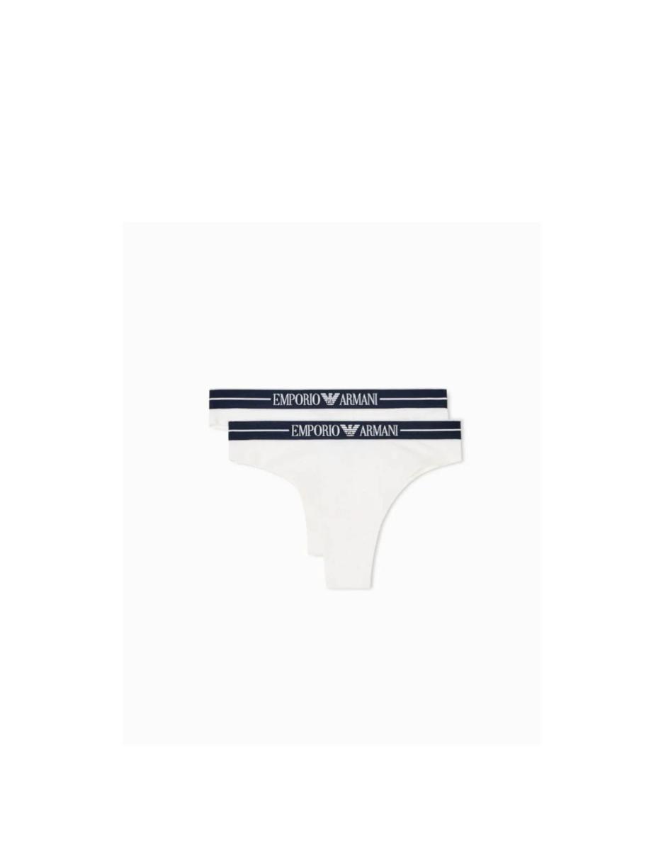 Emporio Armani 2-Pack Brazilian Mutande Bambino Donna (Pacco da 1)