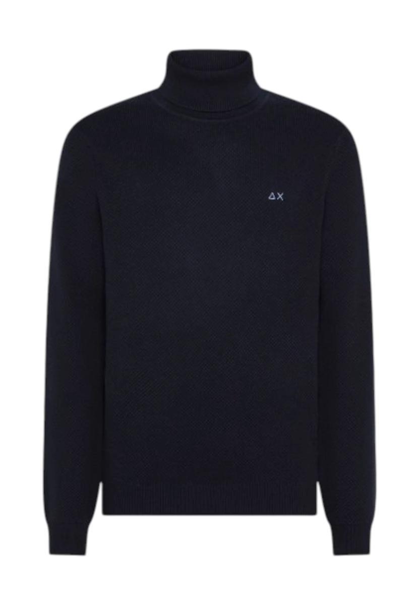 SUN68 Maglione Dolcevita Uomo Blu K45127-AI26-07