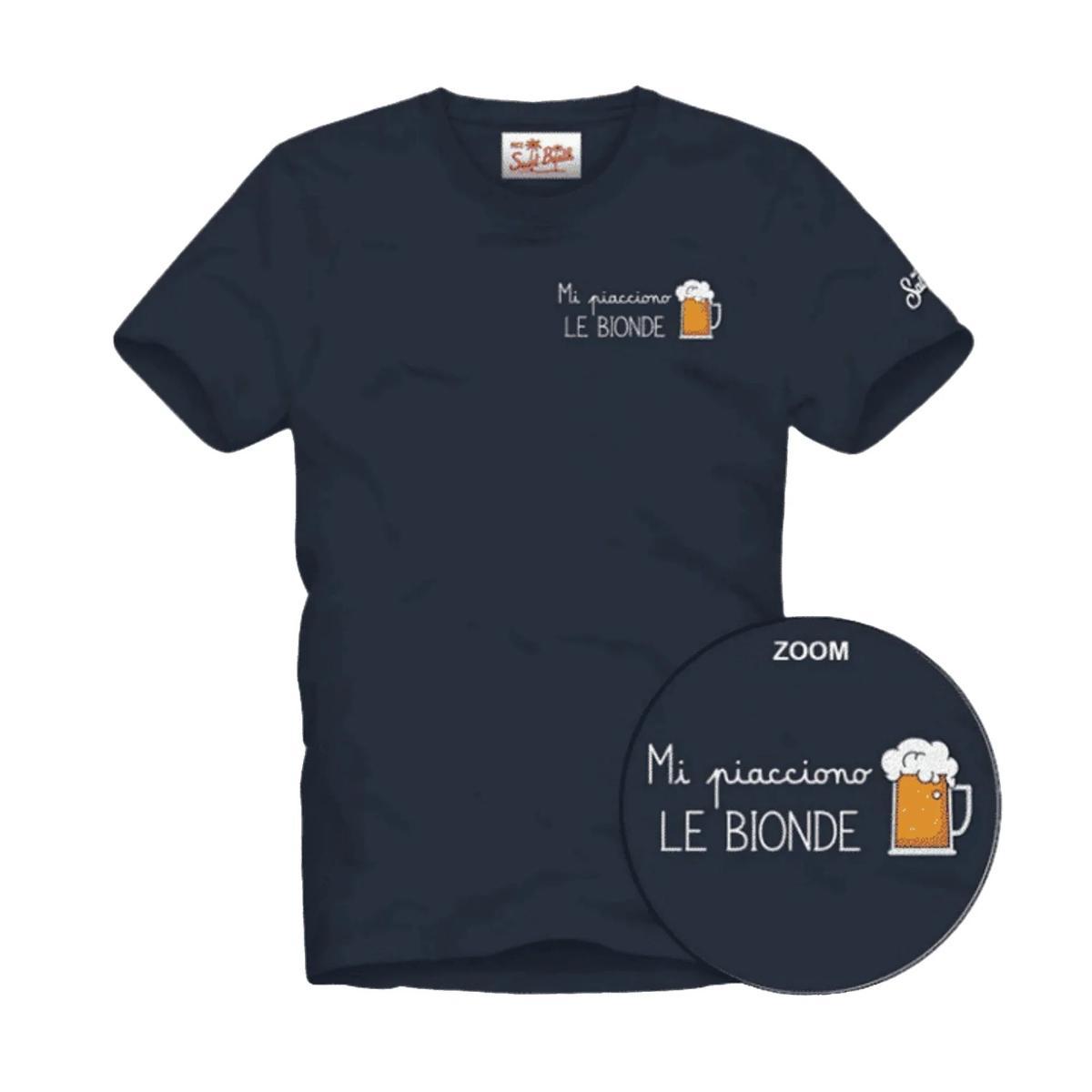 Saint Barth Mc2 Uomo T-Shirt Manica Corta Cotone POT0001