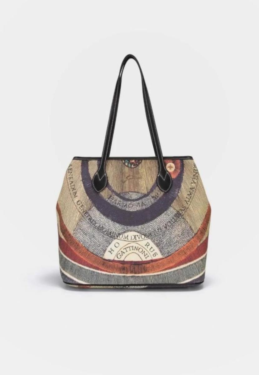 Gattinoni Borsa A Spalla Con Stampa Planetarium