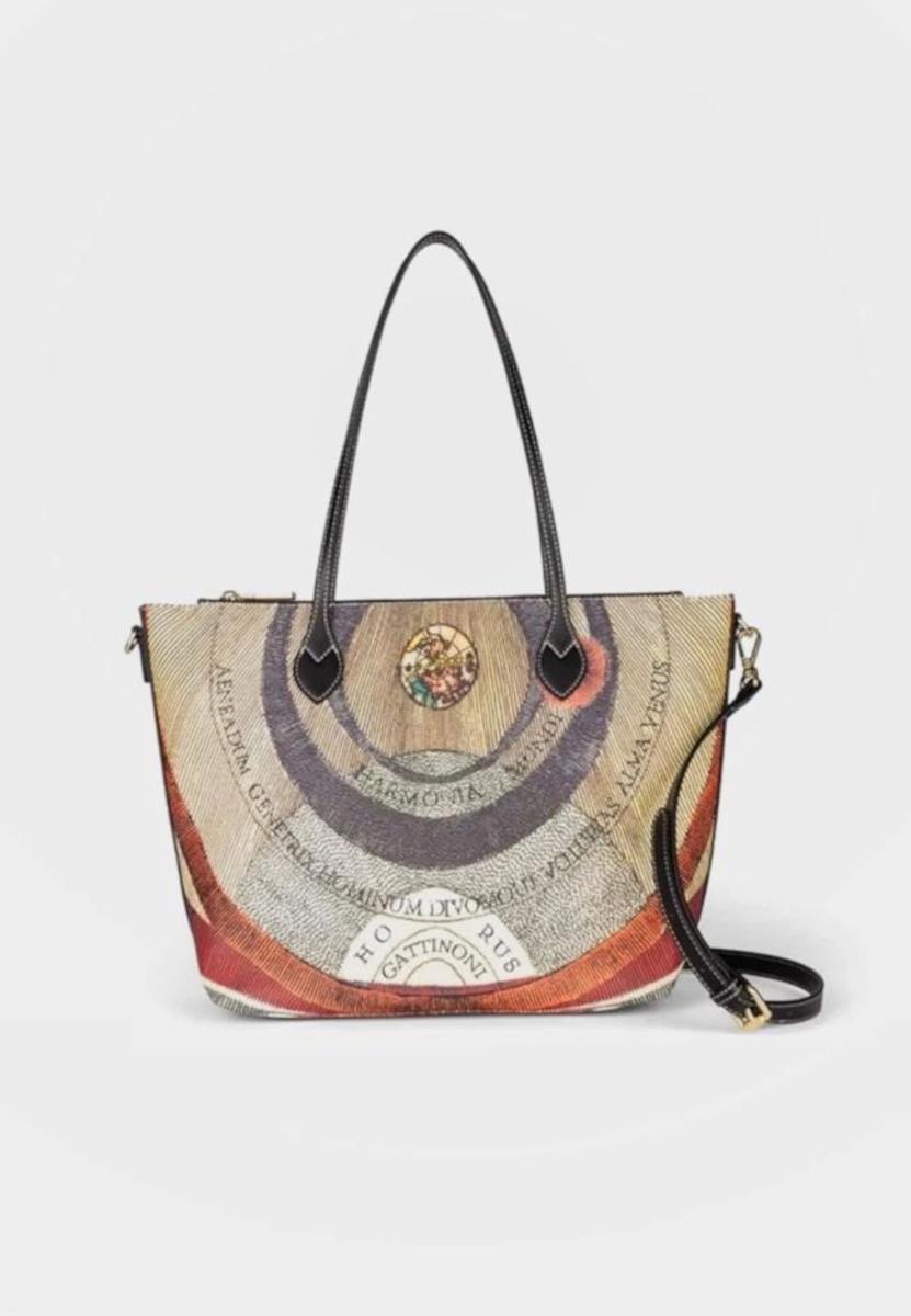 Gattinoni Borsa A Spalla Con Stampa Planetarium