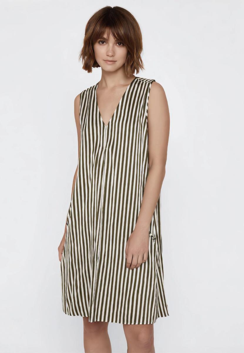 EMME MARELLA Abito Donna Smanicato Scollo V Viscosa Art. Classe