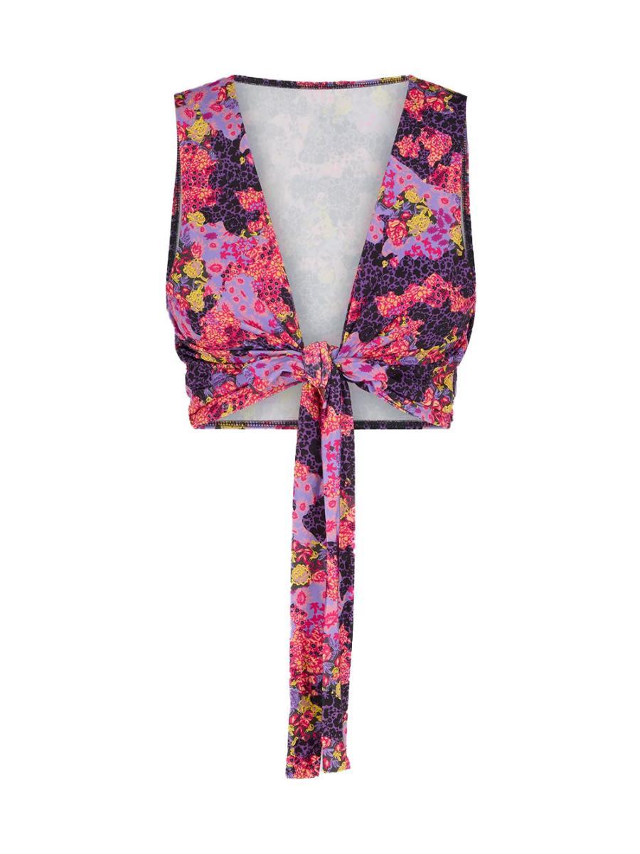 Top Donna con allaccio davanti Flourish