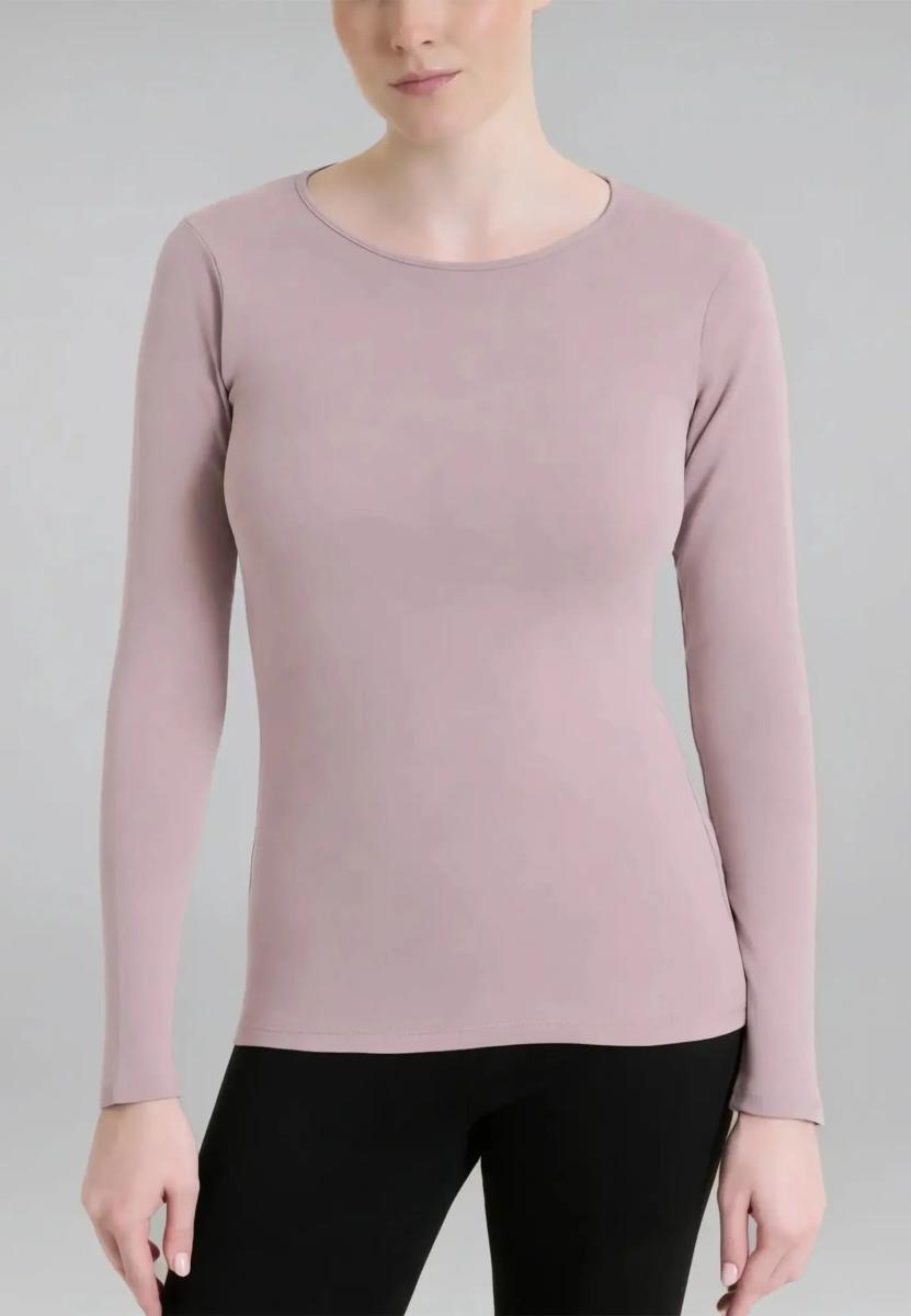 RAGNO Maglia Girocollo Donna Manica Lunga in Caldo Cotone Biologico Caldo e soffice Articolo D274AB BIO ML Giro