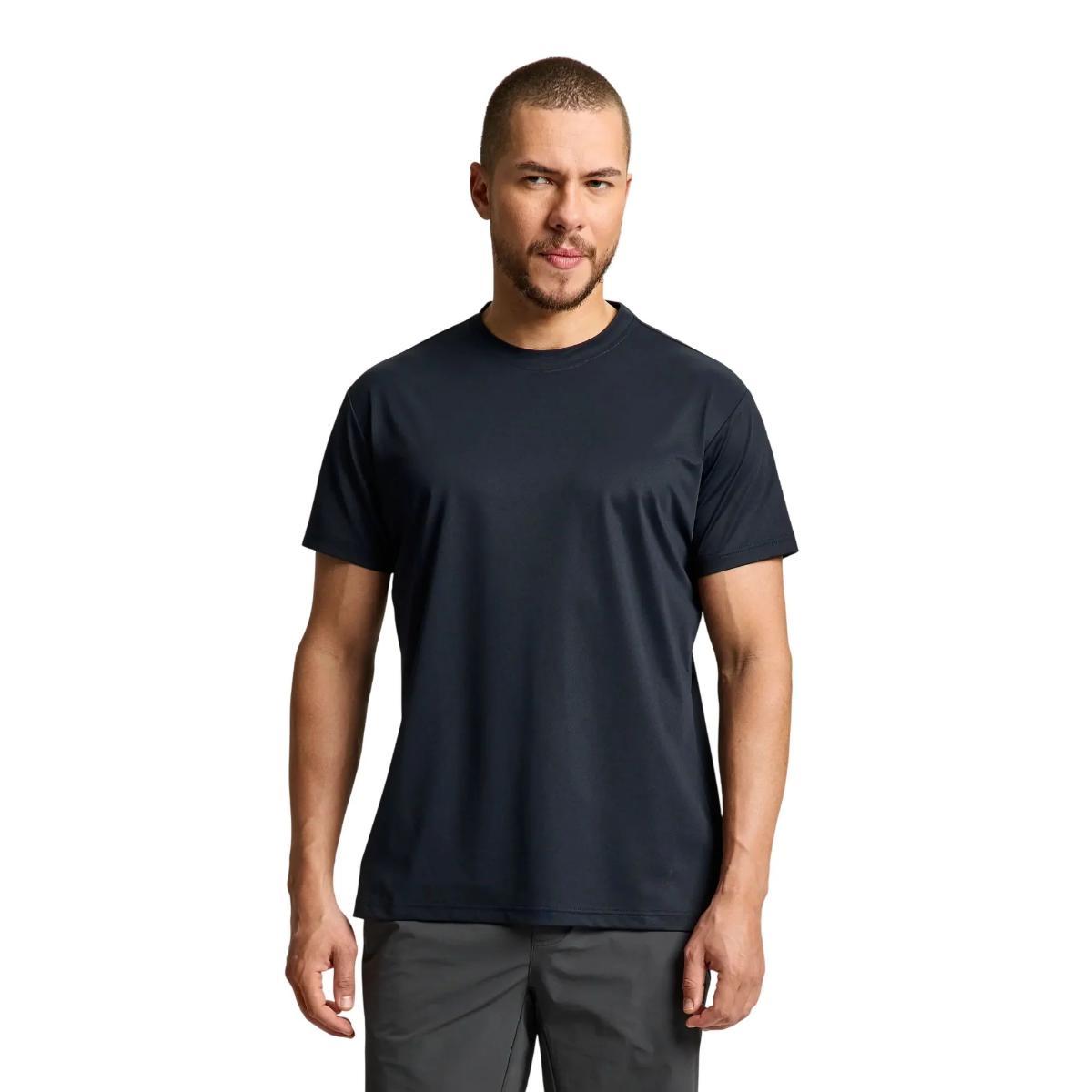 T-shirt Uomo Tech Piquet Nera