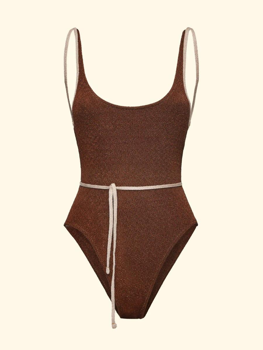F**K Monokini Donna Marrone SW1113-BN