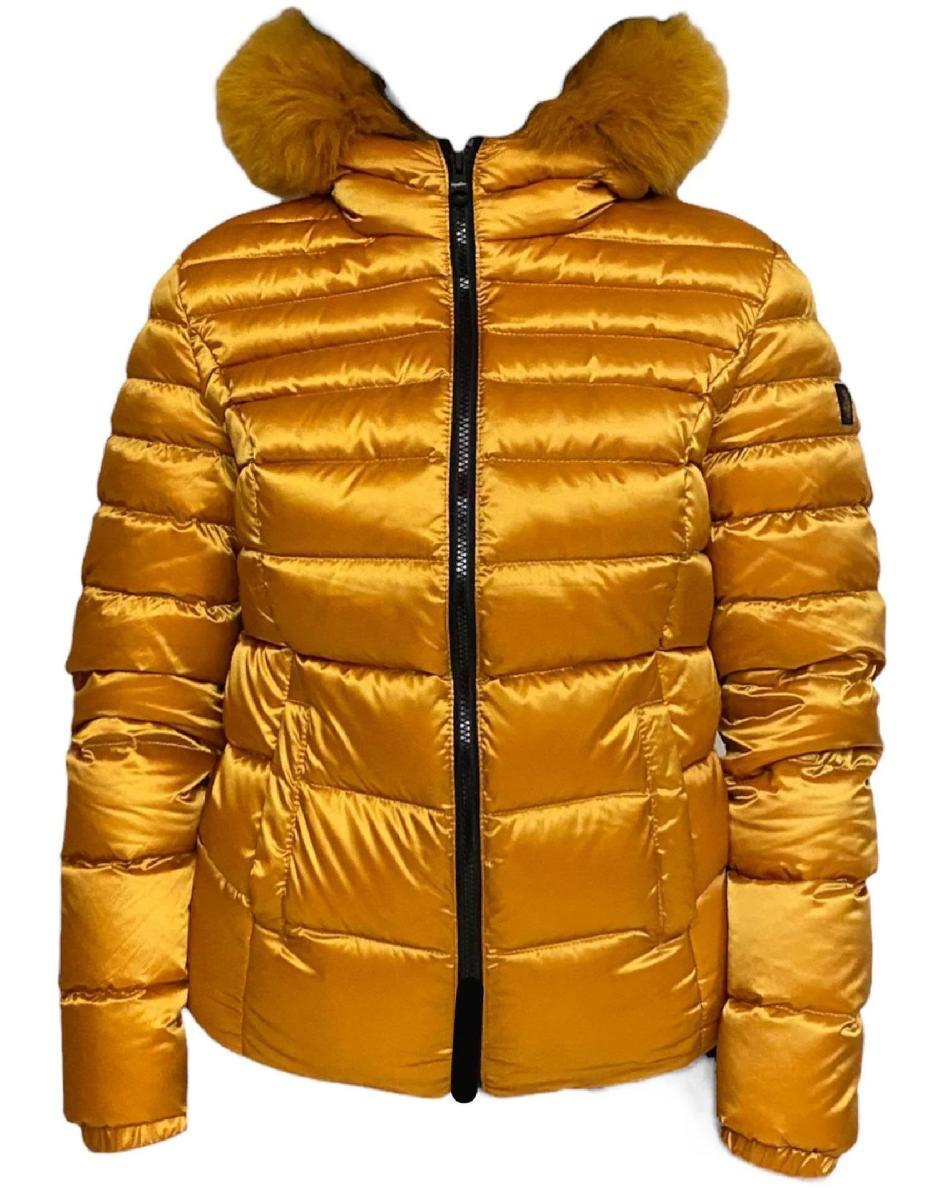Refrigiwear Giubbotto Senape Con Cappuccio
