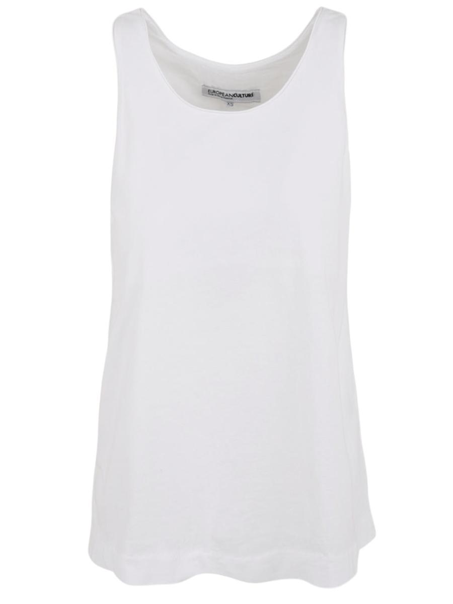 Canotta Donna Bianco con logo