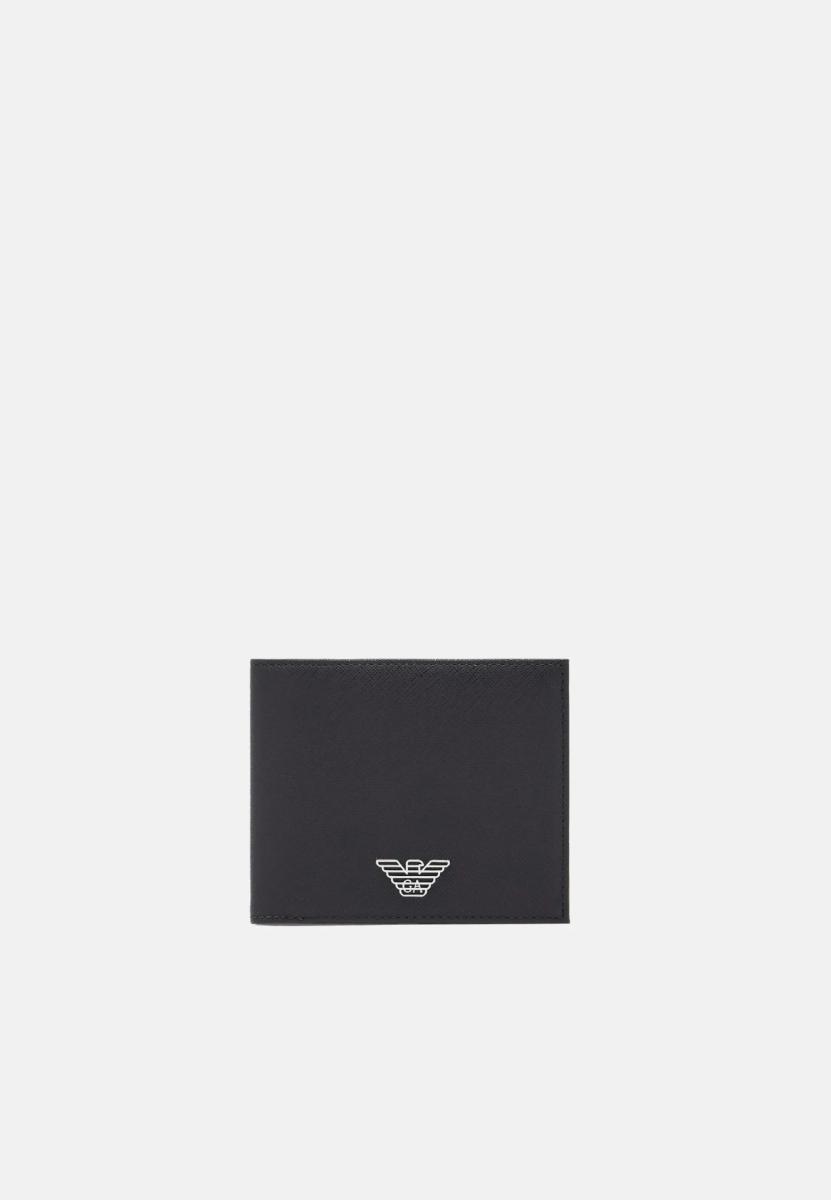 Emporio Armani Portafoglio Bifold In Saffiano Rigenerato Asv