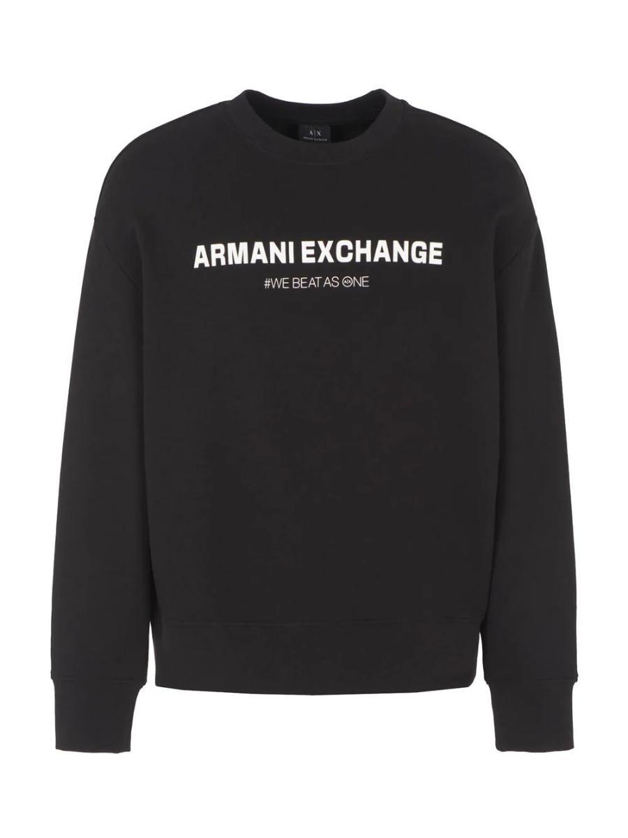 Emporio Armani Limited Edition We Beat As One Capsule French Terry Pullover Felpa Maglia di Tuta Uomo