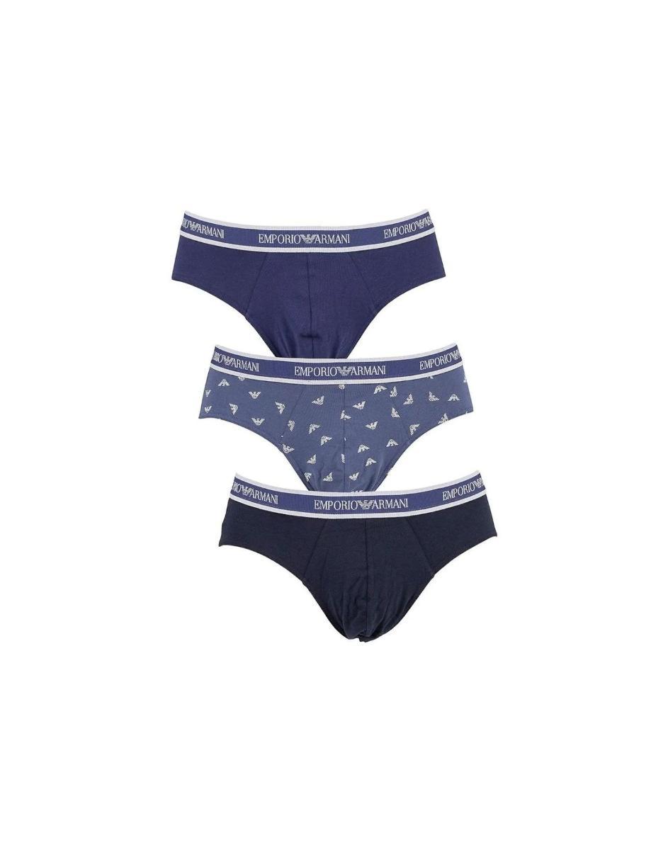 Emporio Armani 3-Pack Brief Mutande da Uomo Uomo (Pacco da 3)