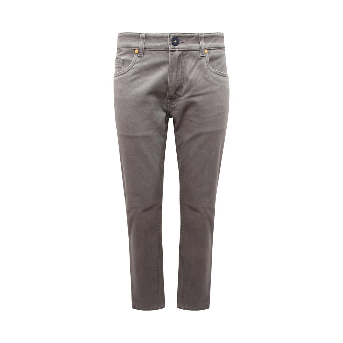 Q1460 JEANS UOMO TELERIA ZED PLATINO COBRA SLIM MAN TROUSERS