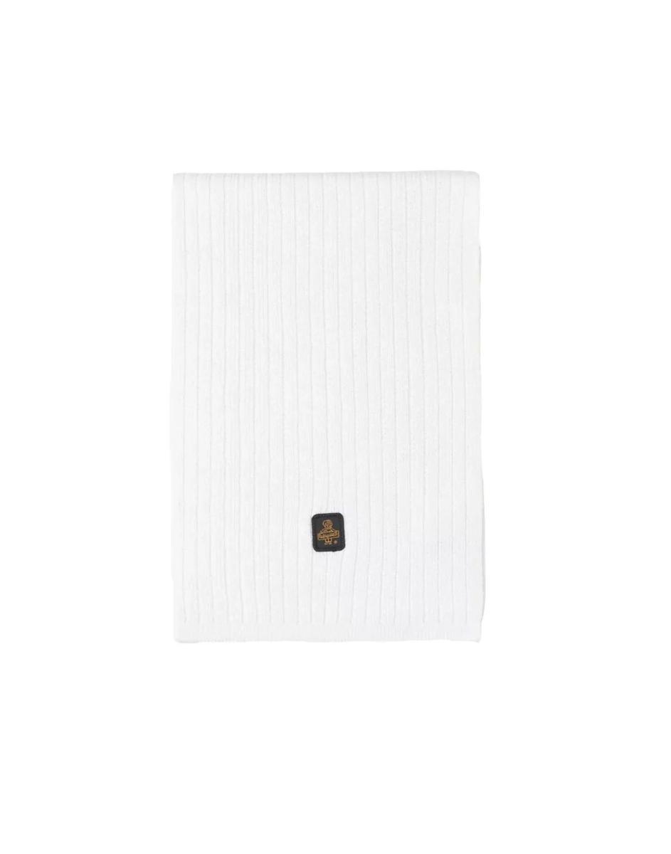Refrigiwear Sciarpa Bianca Unisex Con Logo Nella Parte Anteriore