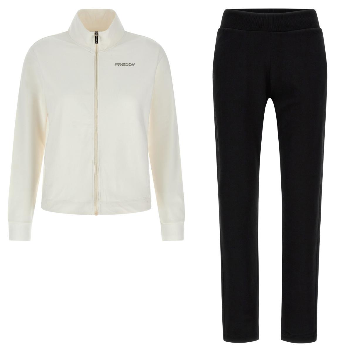 FREDDY Felpa Donna Corta con Cappuccio e Maniche in Lana Tricot a Trecce - Comfort e Eleganza