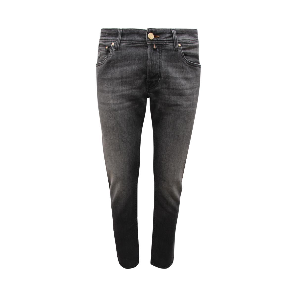 Jacob Cohen Jeans 5 Tasche Nick Slim in Denim Super Stretch Medium Black