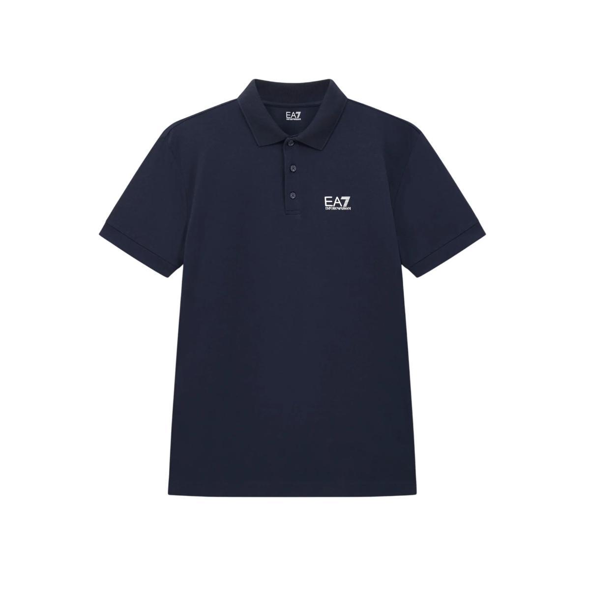 EA7 Emporio Armani Polo Core Identity in Cotone Stretch da Uomo, 8NPF14
