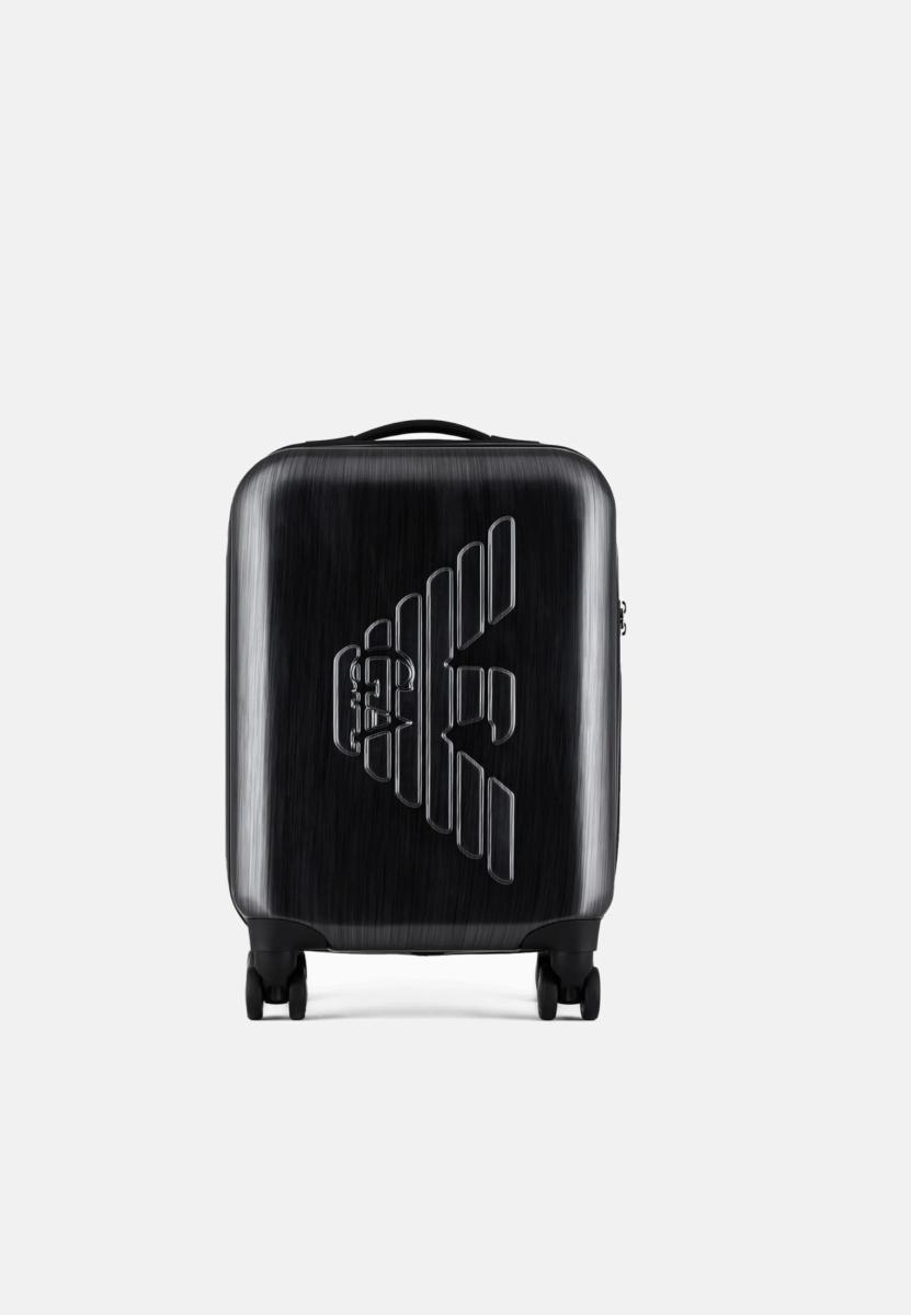 Emporio Armani Trolley Cabina In Abs Con Maxi Aquila A Rilievo