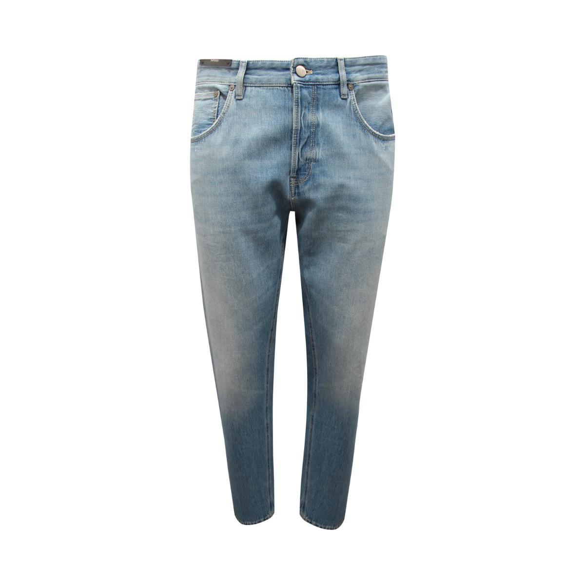 Q1486 JEANS UOMO PT TORINO REGGAE TAPERED MAN TROUSERS